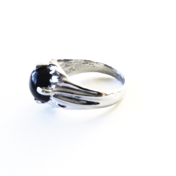 Black stone ring - Picture 4 of 4