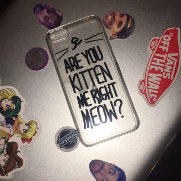 "Are you kitten me right Meow?" iPhone 5c case