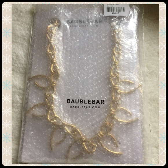 💕NWT💕BAUBLEBAR Bow Collar Necklace💕 - Picture 2 of 4