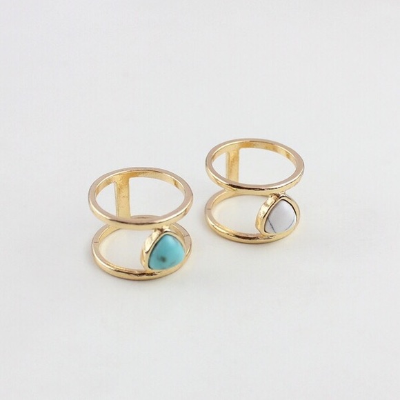 Marble double ring - Picture 2 of 4