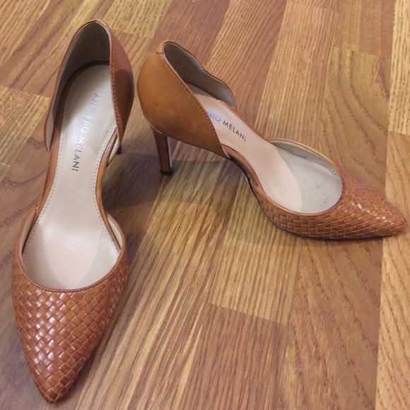 Antonio Melani new woven leather pointy shoes!