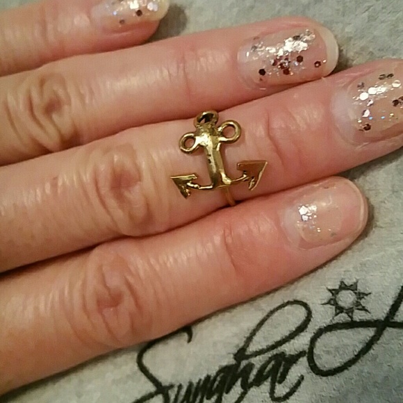 🌻 Anchors away midi ring - Picture 2 of 4