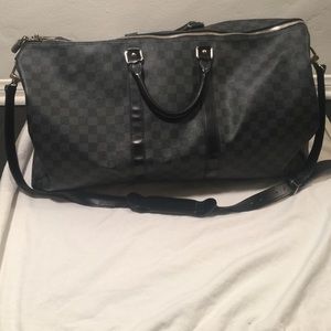 PRICE REDUCED!! Louis Vuitton duffle black/gray