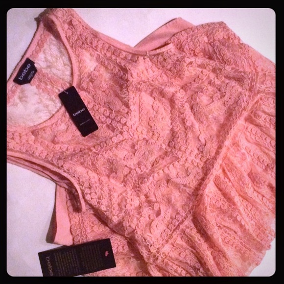 HP NWT bebe embroidered-lace dress - Picture 3 of 3