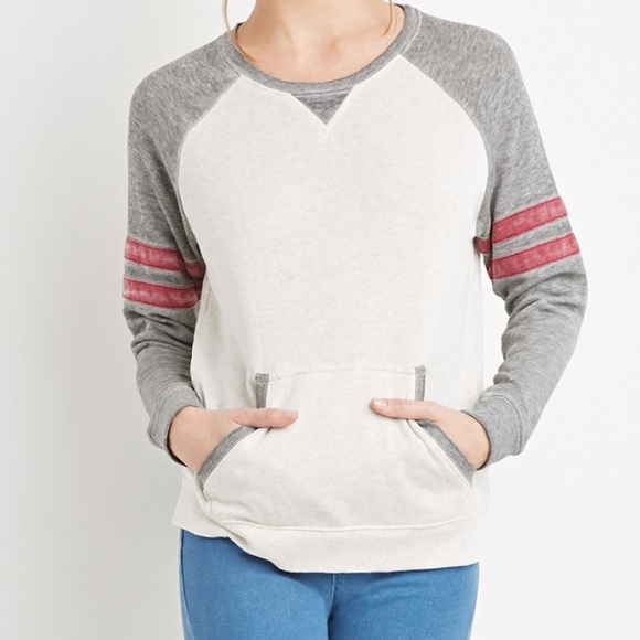 Forever 21 varsity sweatshirt