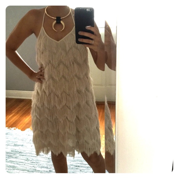 Shaggy mini dress