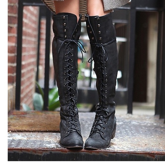 Free People Jeffrey Campbell Joe Laceup Boot