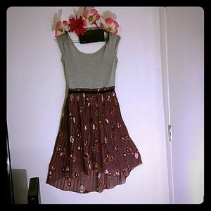 Flower print dress