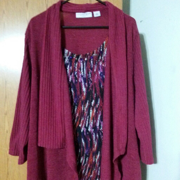Plus size cardigan top