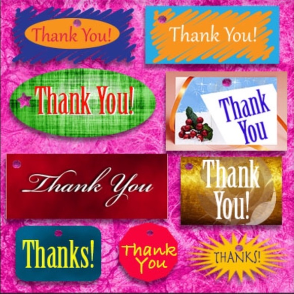 Thank You Sticker for ur customer. Place ur order.