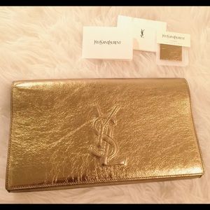 ‼️SOLD ‼️YSL Monogram Belle De Jour Large Clutch