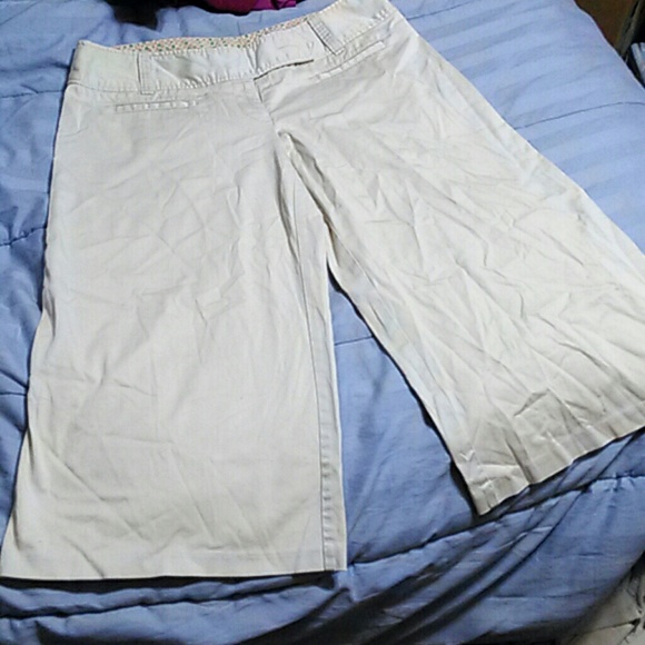 Kacki  flare capris junior size 13