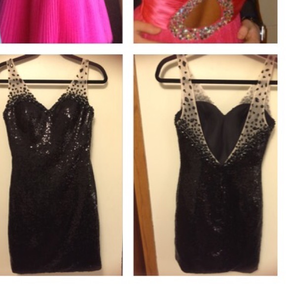 Black sequence dress - Picture 1 of 1