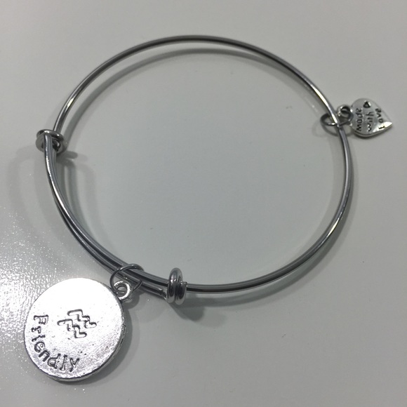 Aquarius Horoscope Charm Bracelet - Picture 2 of 2