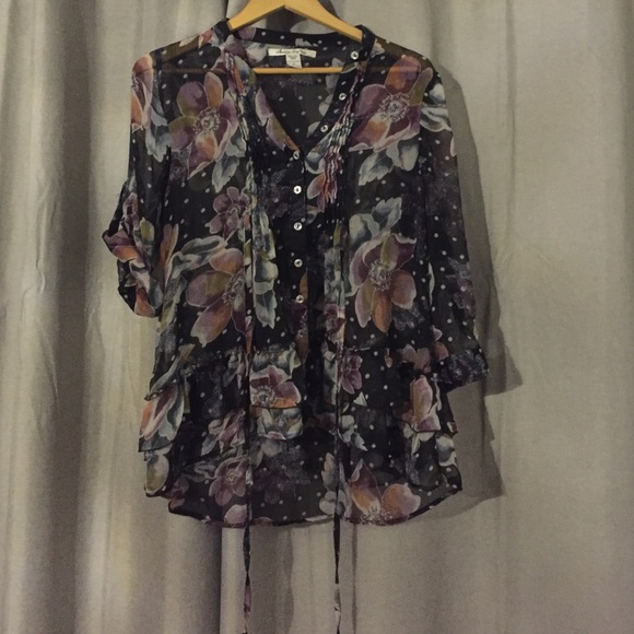 American Rag flowy button up