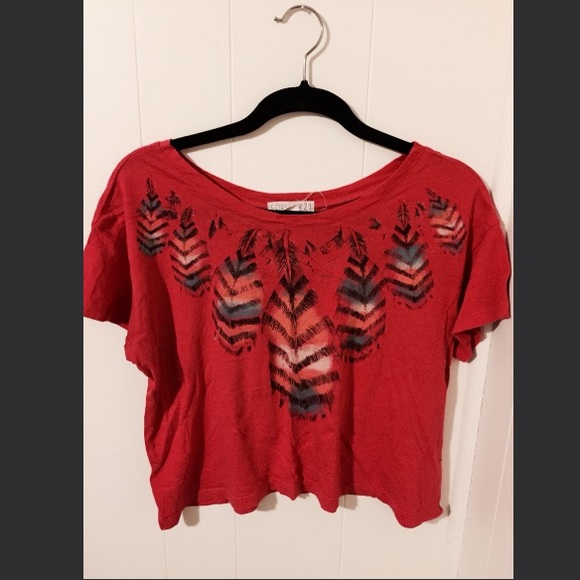 Red.Forever 21.Crop-Top.Medium