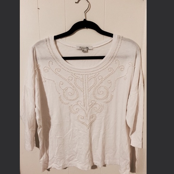White.Forever 21.Top.Medium