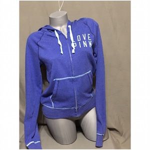 PINK by Victoria'sSecret. Royal blue zip up hoodie
