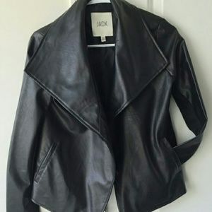 EUC Black Leather Jacket by 'JACK by BB Dakota'