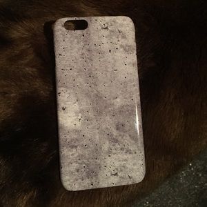 Faux concrete gray thin iPhone 6 or 6s case