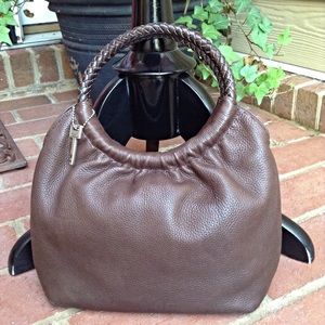 Fossil Leather Handbag
