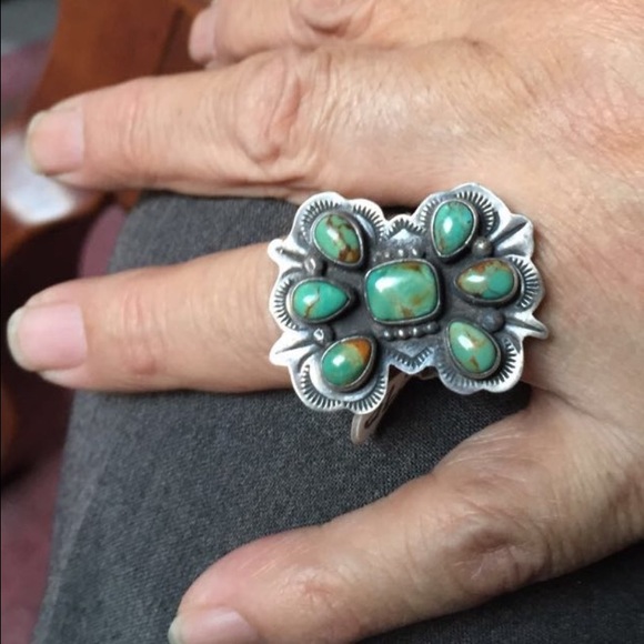 Vintage Native American Turquoise Ring 🎈🎈