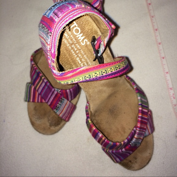 Toms heels, multi colored