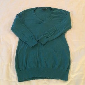 LOFT Teal 3/4 Sleeve Sweater