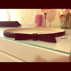 Kate Spade Black Bow Belt