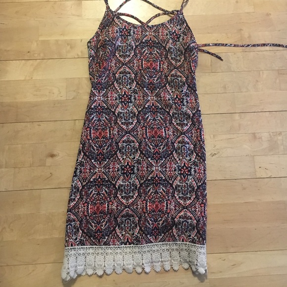 Paisley Crochet Bottom Sundress