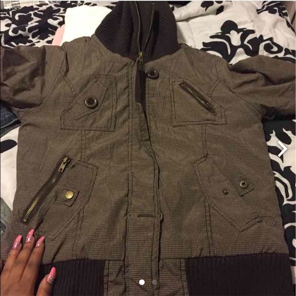 Nice brown parka jacket