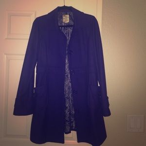Purple peacoat