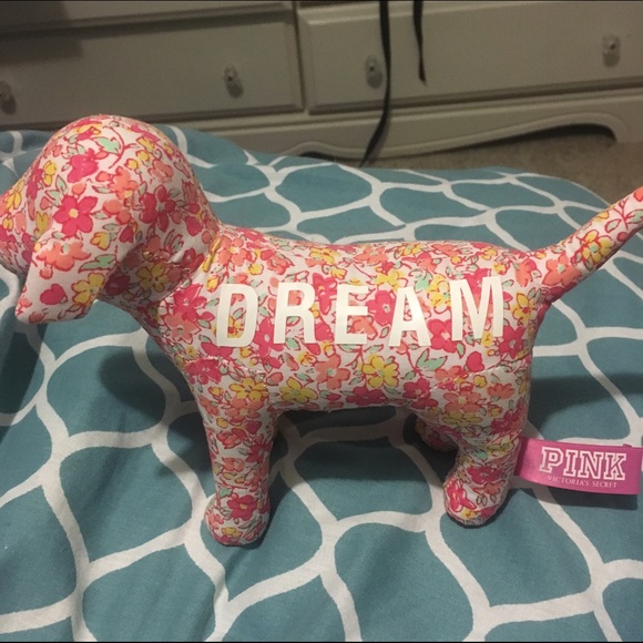 PINK floral dog