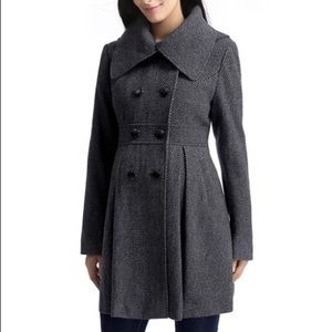 MOMO Gray Hooded Lorie Maternity Coat