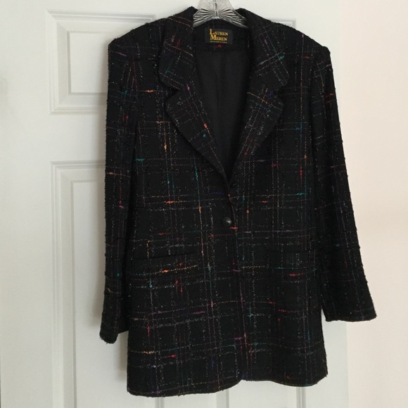 Ladies Blazer.  Beautiful plaid.
