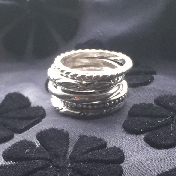 GORGEOUS Silpada .925 stackable rings