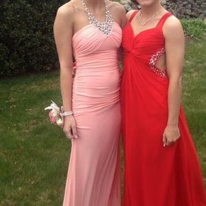 Pink prom dress from Caché!