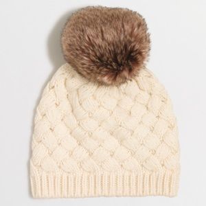 J. Crew Pom Pom beanie