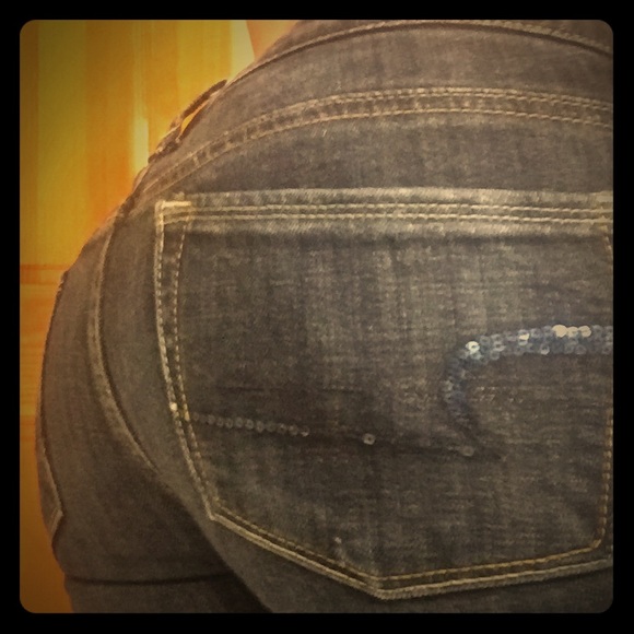 Americans eagle skinny kick jeans