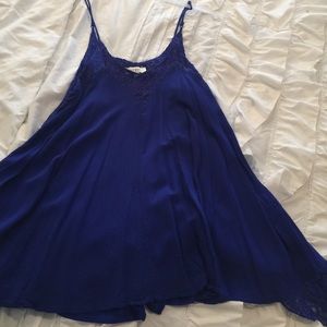 Blue swing dress
