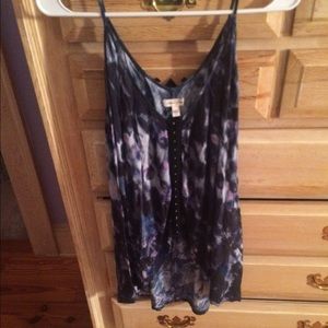 High and Low Multi Color Top