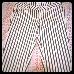 Striped 5/6 Ashley ultra skinny jeans. Never worn!