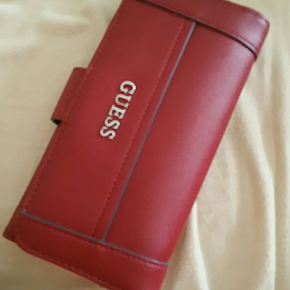 Authentic Marone Guess wallet
