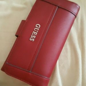 Authentic Marone Guess wallet