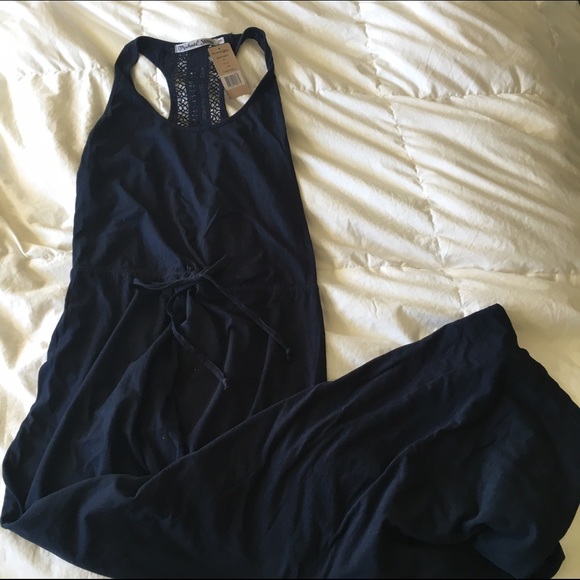 Michael stars dark navy maxi dress