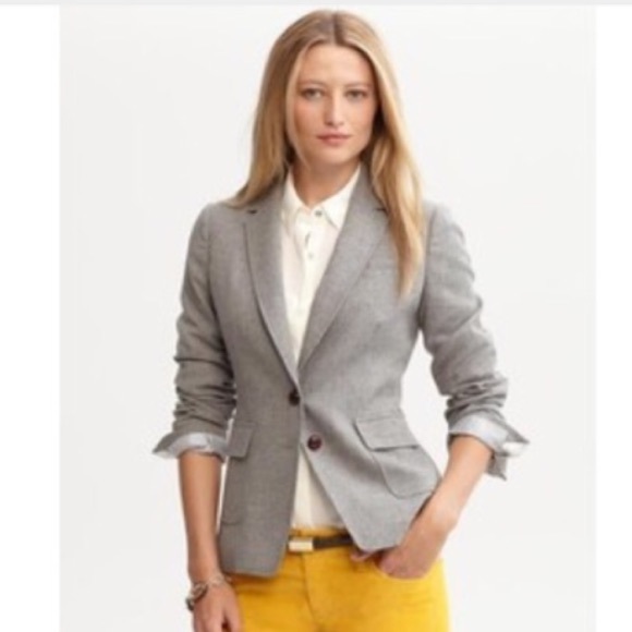 Banana Republic Grey Blazer