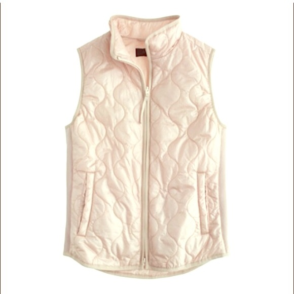 Jcrew pink vest. Lightly worn
