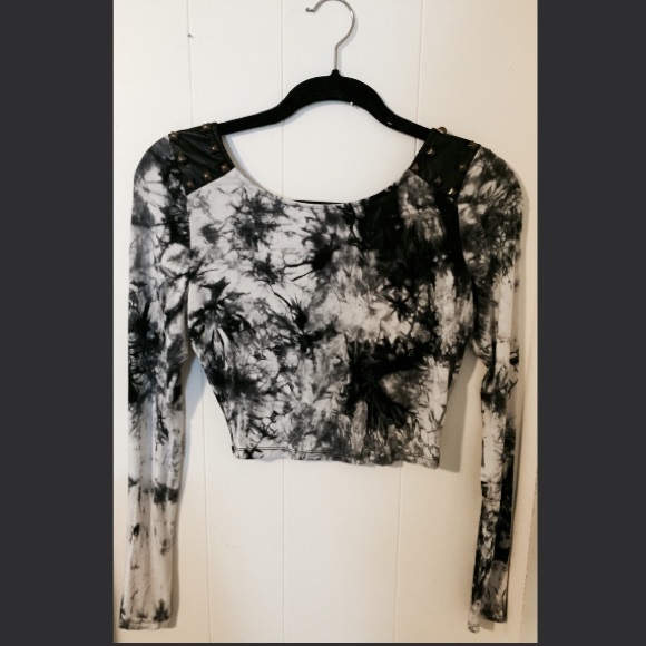 Tie-Dye,Charlotte Russe,Crop Top,Medium