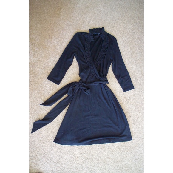 Black Banana Republic Wrap Dress - Picture 1 of 2