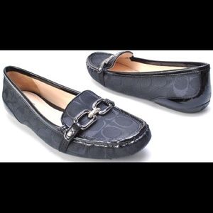 Coach Perri Signature black loafers